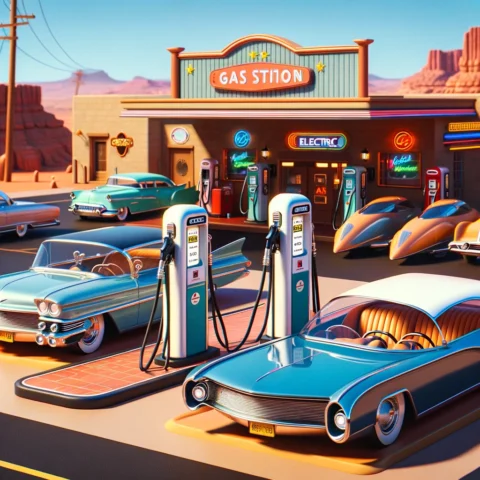 Elektricna punionica animirano Srebrenik