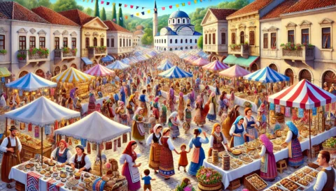 Sajam zene - ilustracija Srebrenik 2024