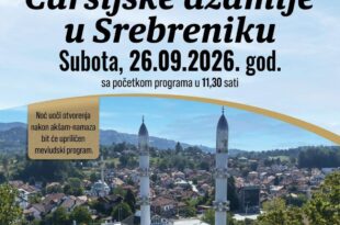Nova Čaršijska džamija u Srebreniku pred svečano otvorenje 26. septembra 2026. godine