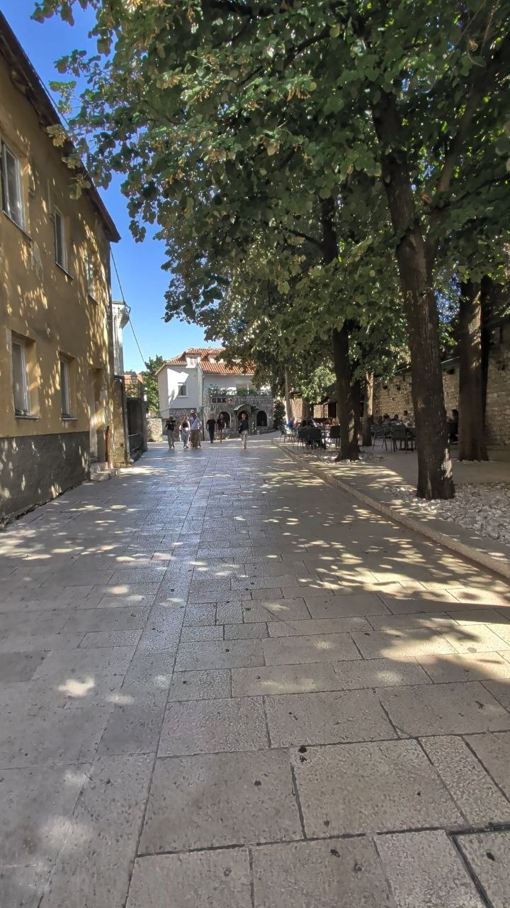 Kamena ulica u staroj gradskoj jezgri